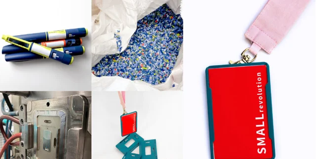 smallrevolution-genanvender-novo-restmaterialer Adgangskort er en af de ting, der kan fremstilles med genanvendt plast.